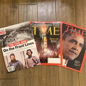 *3* Time Magazine Commemorative Editions